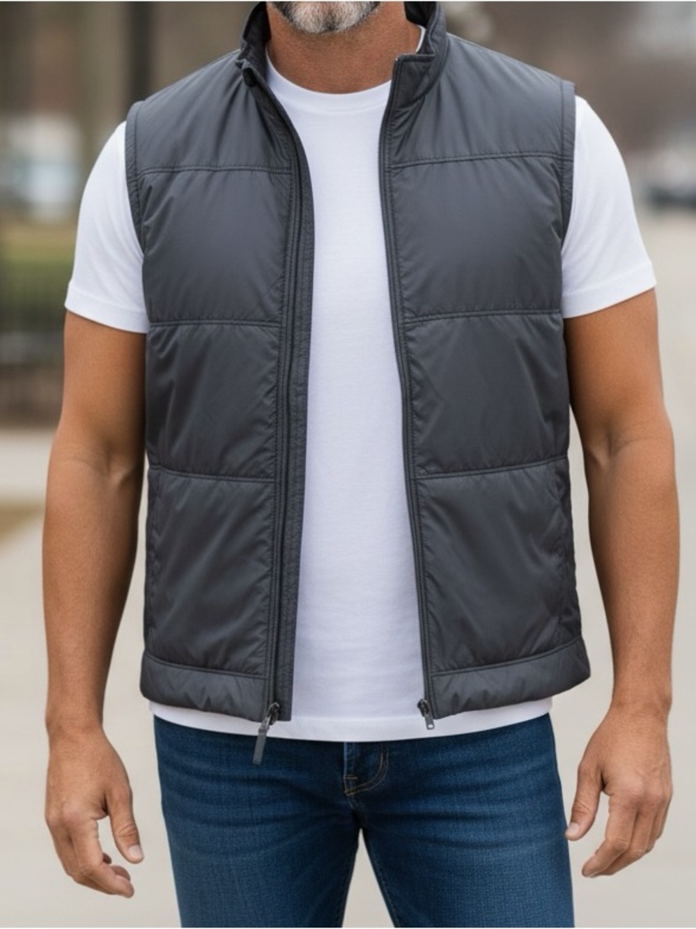 Cutter and Buck Mens 3XT Hybrid Golf Vest DryTec